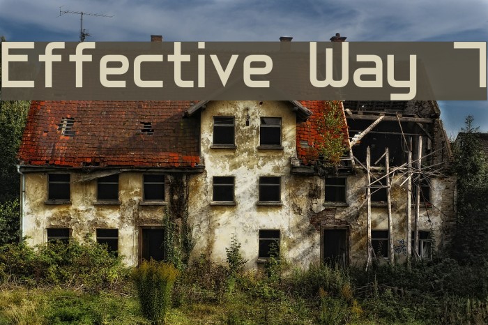 Effective Way 7 Font examples