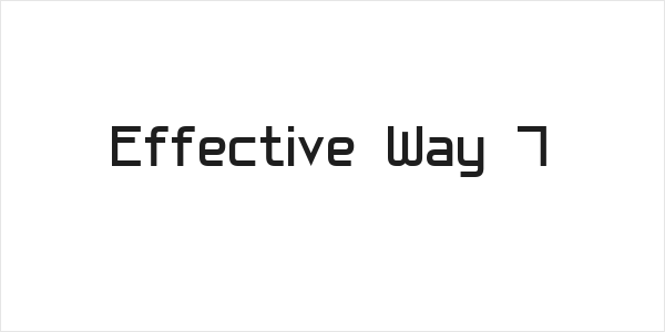 Effective Way 7 Logo