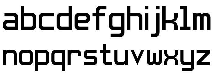 Effective Way 7 Font LOWERCASE
