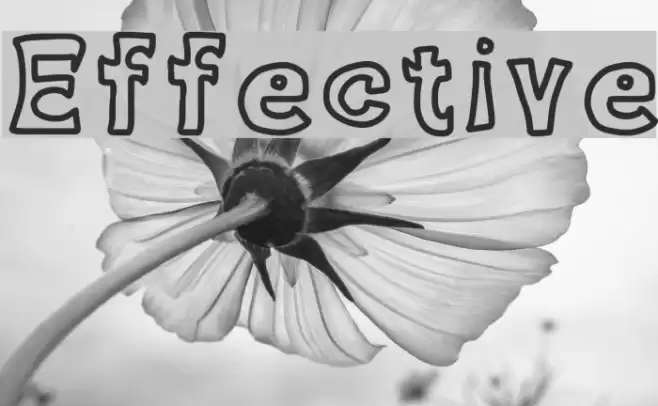 Effective Font examples