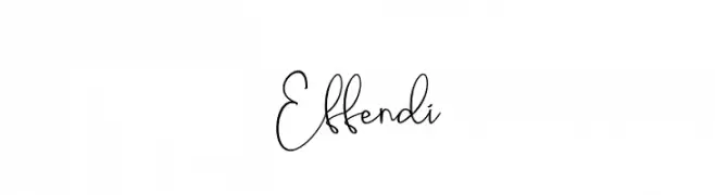 Effendi  Frei Schriftart Herunterladen