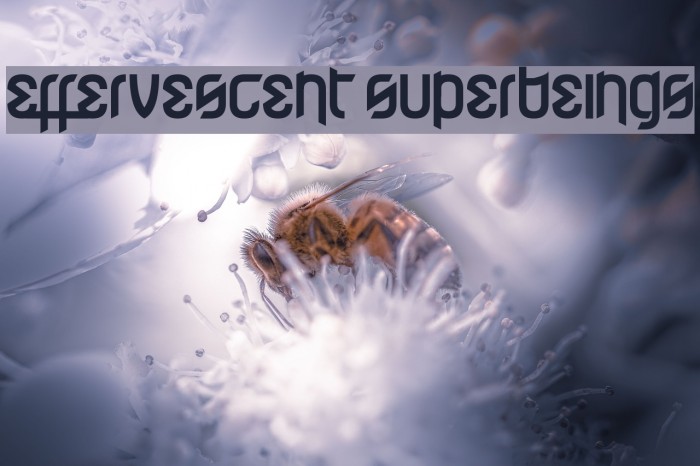 Effervescent Superbeings Font examples