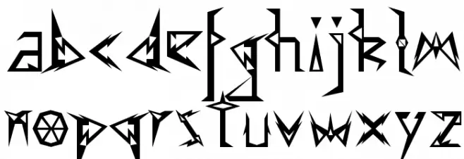 Effexor Font LOWERCASE