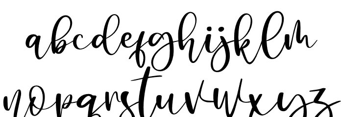 Effingham - Personal Use Font LOWERCASE