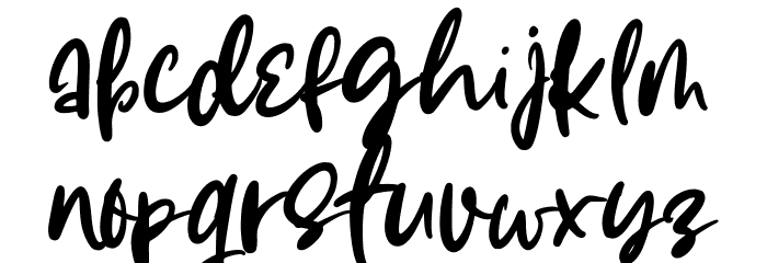 Effingham Font LOWERCASE