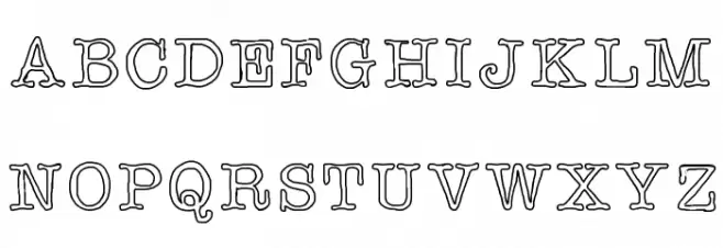 Effinground 字体 大写