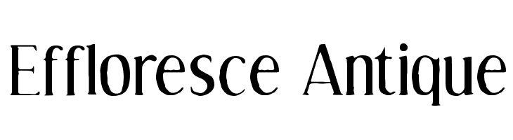 Effloresce Antique  font caratteri gratis