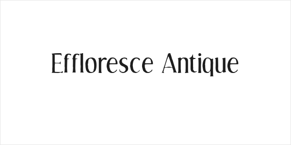 Effloresce Antique Logo