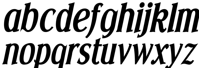 Effloresce Bold Italic Fonte MINÚSCULAS