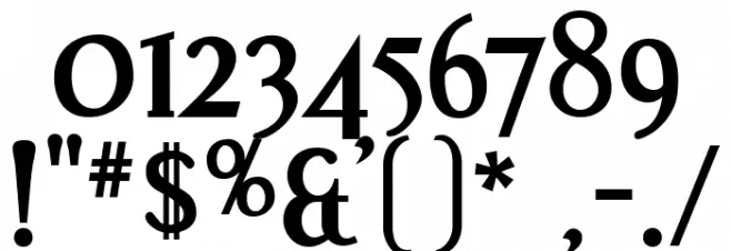 Effloresce-Bold Font OTHER CHARS