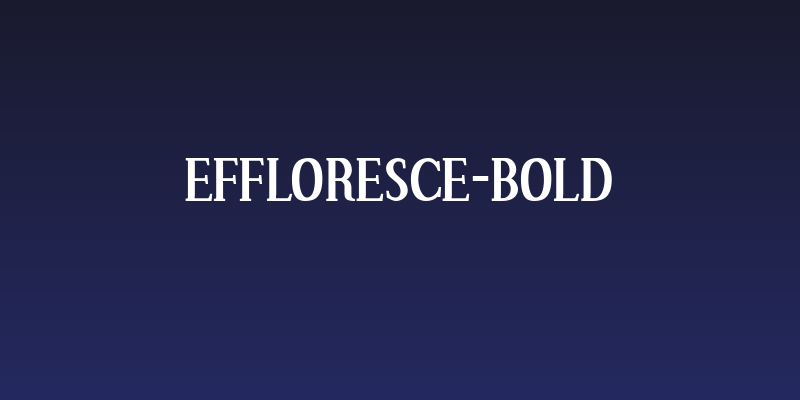 Effloresce-Bold Social Header