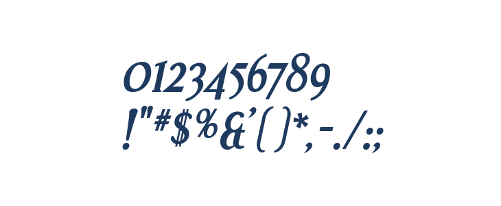 Effloresce-BoldItalic Other Characters