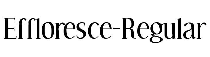 Effloresce-Regular  नि: शुल्क फ़ॉन्ट्स डाउनलोड
