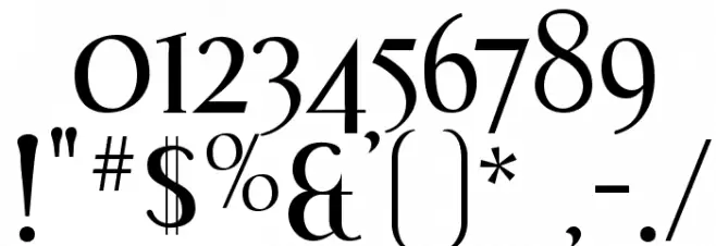 Effloresce-Regular Font OTHER CHARS