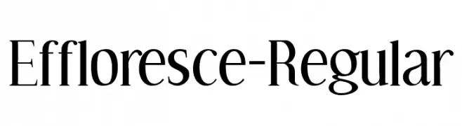 Effloresce-Regular  Fuentes Gratis Descargar