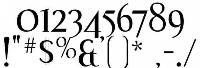 Effloresce-Regular Font OTHER CHARS