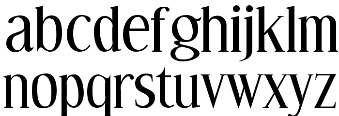 Effloresce-Regular Font LOWERCASE