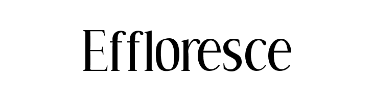 Effloresce Polices
