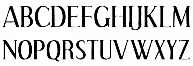 EffloresceAntique-Regular Schriftart Groß