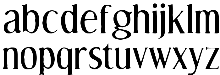 EffloresceAntique-Regular Font LOWERCASE