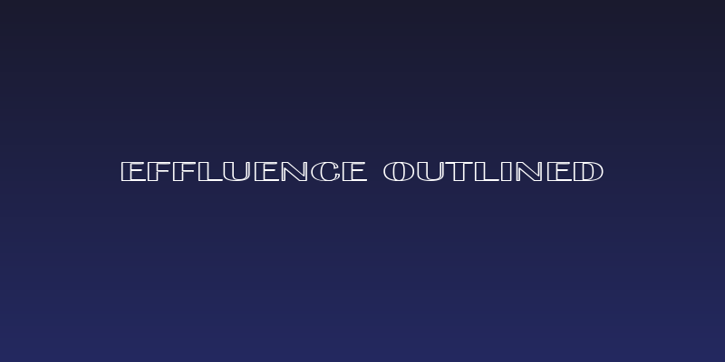 Effluence Outlined Social Header