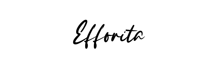 Efforita  免费字体下载