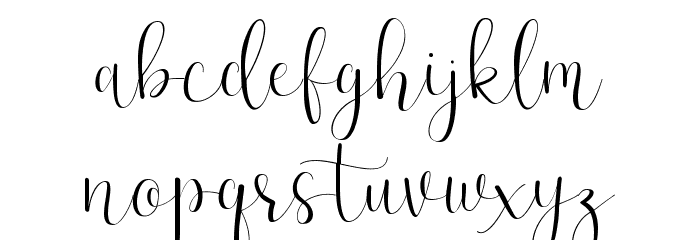 Effort-Regular Font LOWERCASE