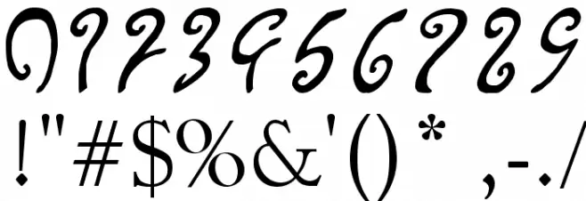 Efinea Font OTHER CHARS