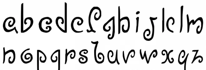 Efinea 字体 小写