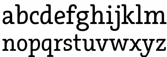 Efja Regular خط أحرف صغيرة