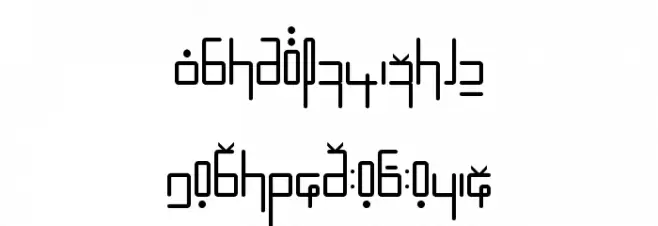 Efkolia Regular Font UPPERCASE