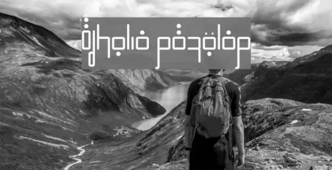 Efkolia Regular Font examples