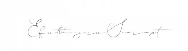 EfothyroScript  Frei Schriftart Herunterladen