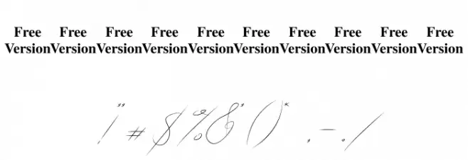 EfothyroScript Font OTHER CHARS