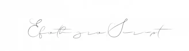 EfothyroScript  フリーフォントのダウンロード
