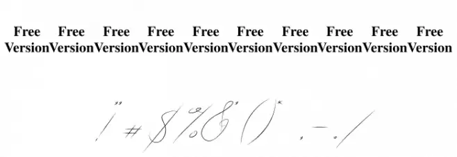 EfothyroScript Font OTHER CHARS