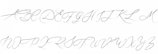 EfothyroScript Schriftart Groß