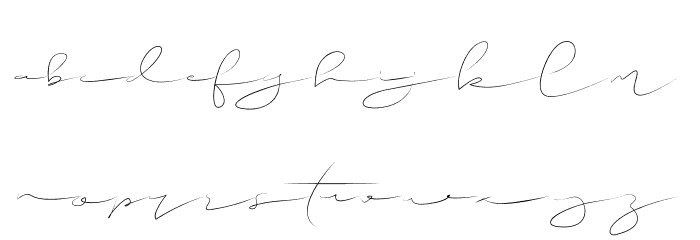 EfothyroScript Font LOWERCASE