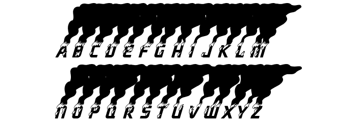efEMERGENCY CALL 119 Font LOWERCASE