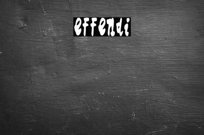 effendi Example 1
