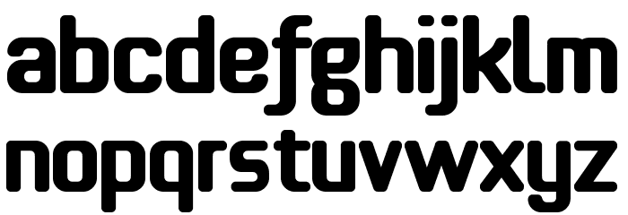 effortless Font LOWERCASE