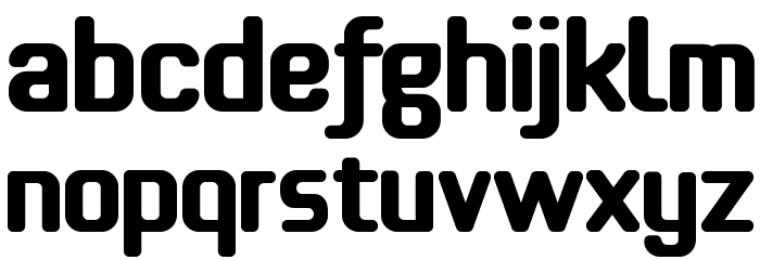 effortless Font LOWERCASE