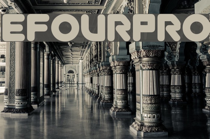 efourpro Font examples