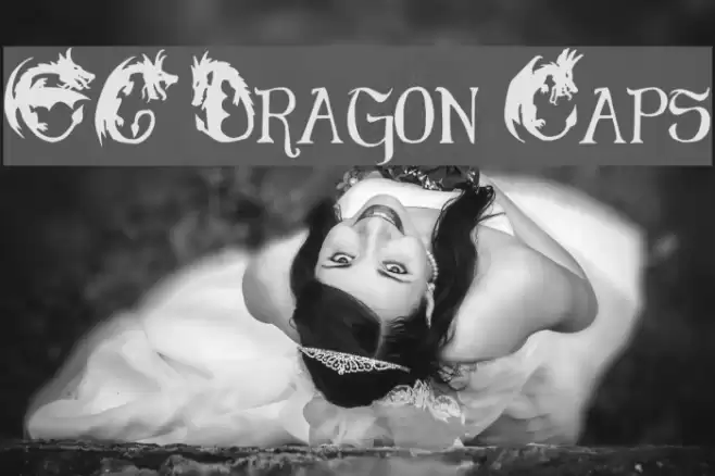 EG Dragon Caps Font examples