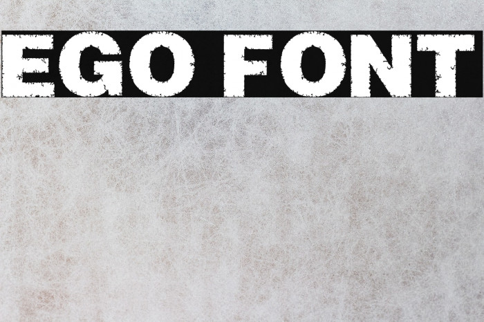 EGO Font examples