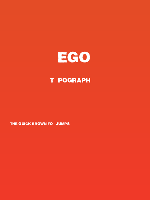 EGO Poster