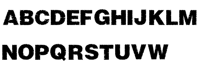 EGO Font LOWERCASE