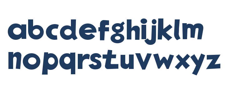 EgNew Thick 2 Lowercase