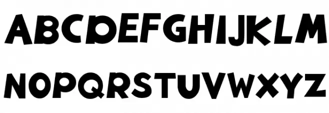 EgNew Thick Schriftart Groß