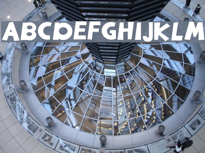 EgNew Thick Font examples